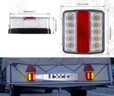 2X Submersible/Waterproof 26 LED Stop Tail Lights Kit Boat Truck Trailer lights