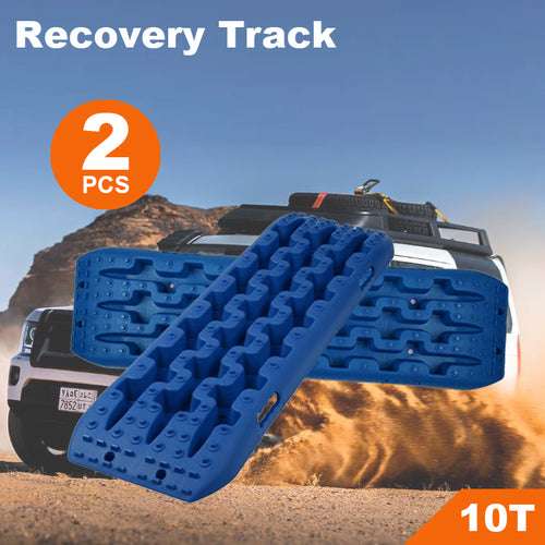 Recovery Tracks 10T Sand Track 2pc Mud / Snow / Sand Trax 4WD Blue