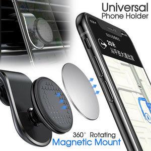 1X 360° Rotating Phone Holder Car Magnetic Mount Stand Universal AU