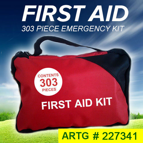 303 Piece Emergency First Aid Kit - A Must Have for Every Family ARTG