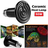 Au 50W Ceramic Infrared Light Heat Emitter Lamp Reptile Brooder Incubator Bulb
