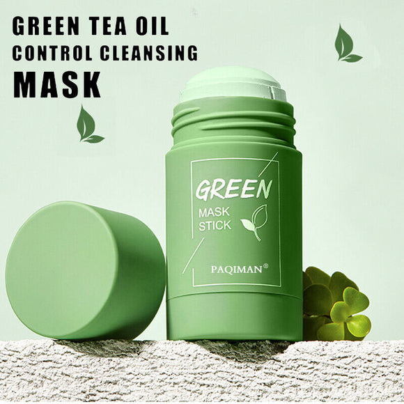 Green Tea Cleansing Facial Mask Stick Purifying Blackhead Acne Remover
