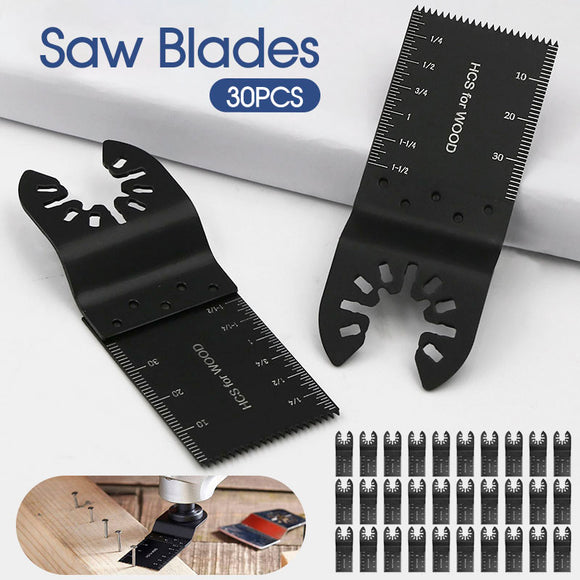 30PCS Oscillating Multi Tool Blade Saw Blades Wood Metal Cutter For Dewalt Fein