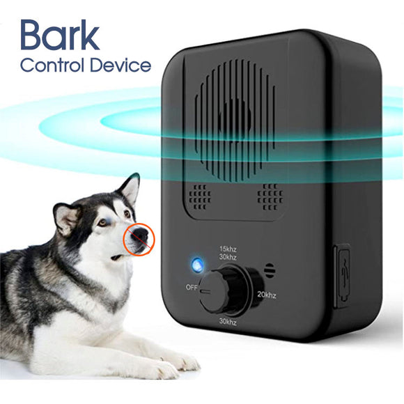 Anti Bark Device Ultrasonic Dogs Barking Control Stop Repeller Outdoor & Indoor