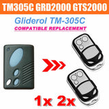 Gliderol TM305C GRD2000 GTS2000 Garage Door Roller Remote Control Replacement