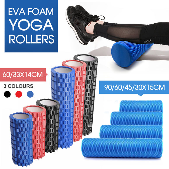 Foam Roller Yoga Grid Trigger Point Massage Pilates Physio Gym Exercise EVA AU