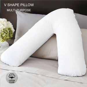 Tri Boomerang V Shape Maternity Nursing Pregnancy Support Pillow Cotton