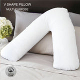 Tri Boomerang V Shape Maternity Nursing Pregnancy Support Pillow Cotton