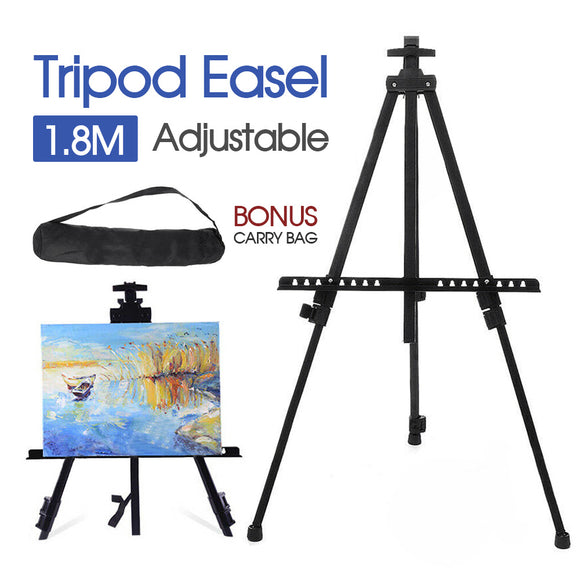 1.8M Adjustable Stand Tripod Easel Display Drawing Board Artist Sketch Painting