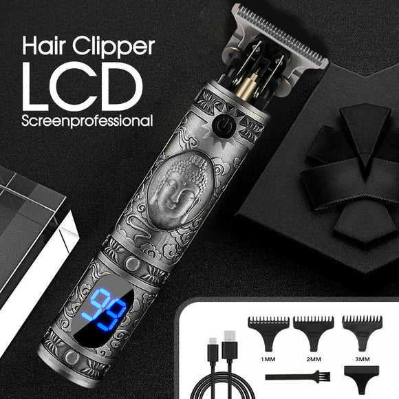 Men Portable Electric Hair Trimmer Clippers Beard Shaver Cutting Cordless