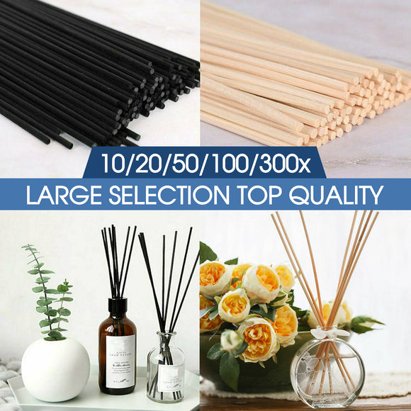 10-300pc PREMIUM QUALITY REED DIFFUSER REEDS rattan sticks BULK PACK 3mm 260mm