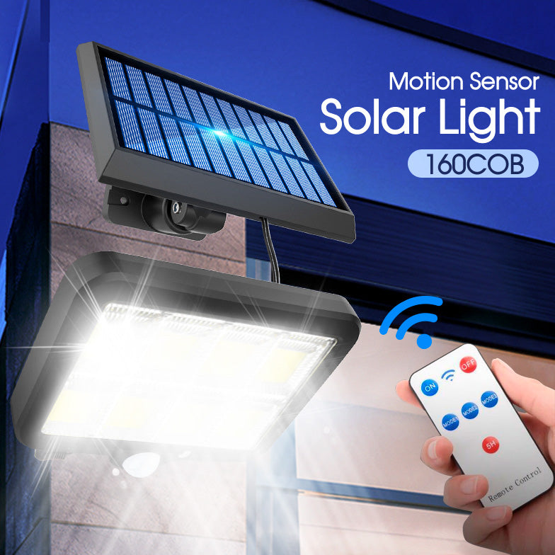 100 Led Solar Sensor Lights Light Motion Detection Security Garden Flo ...