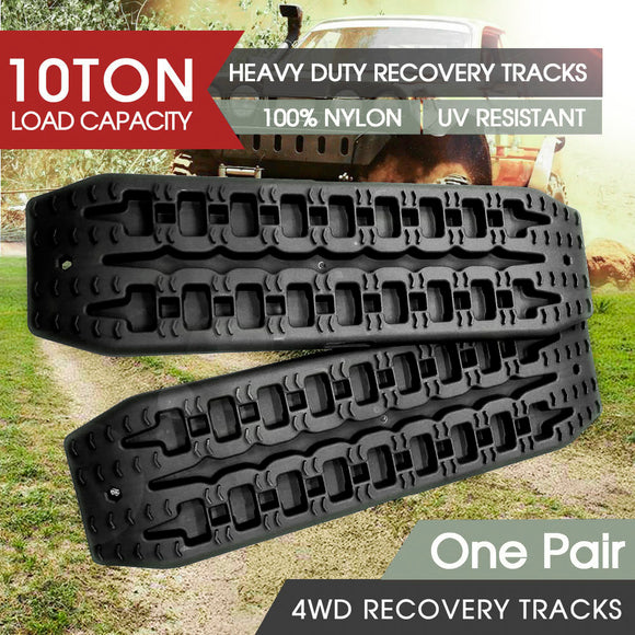 2pc NEW 10T Pair Recovery Tracks Sand Track Sand / Snow / Mud Trax 4WD Blue