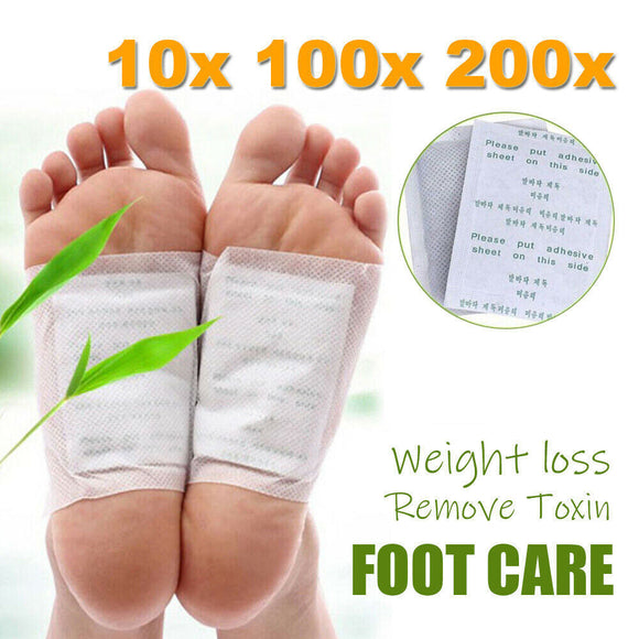 10/100/200x Foot Patch Pad Natural plant Herbal Toxin Removal Weight Loss