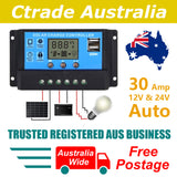 Solar Panel Regulator Charge Controller USB 30A 12V-24V