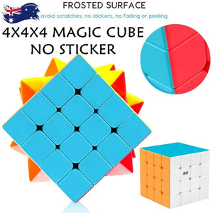 Magic Cube 4x4x4 Magic Rubiks Puzzle Rubics Rubix Toy Smooth Fast Speed Kid Gift