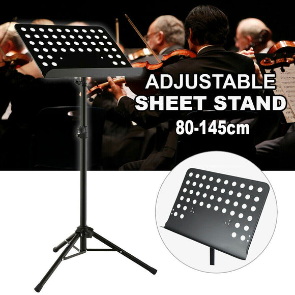 Adjustable Music Stage Stand Heavy Duty Metal Music Sheet Conductor Folding AU