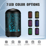 7 Colour LED Ultrasonic Aroma Essential Oil Diffuser Air Purifier Humidifier NEW
