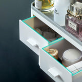 4-Cup Toothbrush Rack Wash Suit with 2 Drawers