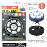 2X PORTABLE HANGING LIGHT LED