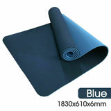 1pcs TPE Yoga Mat Eco Friendly Fitness Gym Exercise Pilates Non Slip Dual Layer