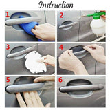 8PC Car Door Handle Paint Scratch Protector Film Stickers Transparent Clear