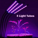 4 Head 80 LED 40W Plant Lamp Grow Light Growing Vegetables Flowers Indoor Clip