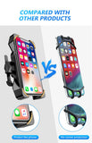 Bike Phone Holder Handlebar Mount 360° Rotation for Motorcycle Bicycle MTB Pram