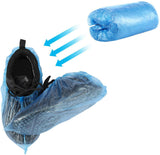 100PCS Disposable Plastic Shoe Covers Rain Overshoes Protector Waterproof Pack