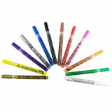 24 Colours Acrylic Paint Pens For Rock Painting Stone Ceramic Glass Rock Markers