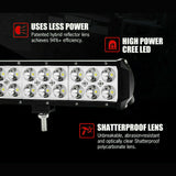 20inch LED Light Bar Slim Dual Row Spot Combo Beam 4X4 Offroad