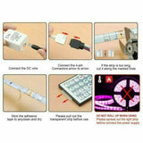 Waterproof LED Strip light 5M RGB 5050 SMD 44 Key Remote 12V AU Power Full Kit