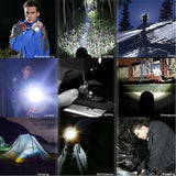 2X 60000lm LED Flashlight Torch For Bike Mount USB Rechargeable CREE T6 XM-L