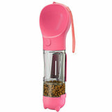 Pet 4 in1 Feeder Puppy Dog Cat Water Bottle Cup Travel Pooper Scooper Outdoor