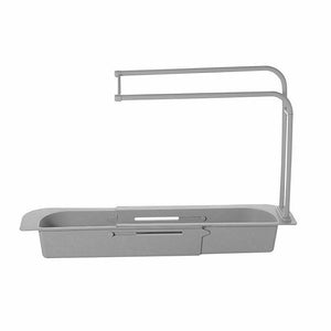 Home Kitchen Kit Telescopic Sink Rack Holder Expandable Storage Drain Basket