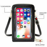 Women Crossbody phone Purse Touch Screen Bag RFID Blocking Wallet Shoulder Strap