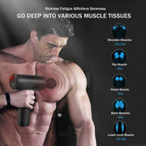 Massage Gun Electric Massager Vibration Muscle Therapy 4 Head Percussion AU PLUG