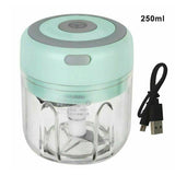 250ml Electric Garlic Food Chopper Vegetable Chopper Grinder Blender Crusher