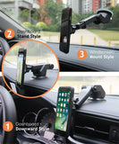 Magnetic Mount Car Windscreen Suction Holder Mobile Phone GPS Telescope Stand