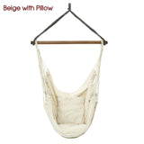Portable Hanging Hammock Chair Swing Garden Outdoor Camping Soft Cushions