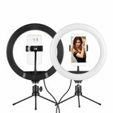 10" Phone Selfie LED Ring Light with Stand For Youtube Tiktok Makeup Video Live