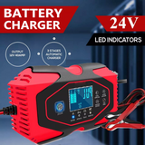 12V 24V Car Battery Charger Lead-acid AGM GEL& Lithium LiFePO4 Battery Repair