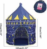 KIDS PLAYHOUSE PLAY TENT PINK POP UP CASTLE PRINCESS INDOOR OUTDOOR