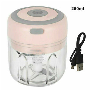 250ml Electric Garlic Food Chopper Vegetable Chopper Grinder Blender Crusher