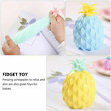 3D Pineapple Squeeze Ball Stress Relief Autism Anxiety Sensory Fidget Toy