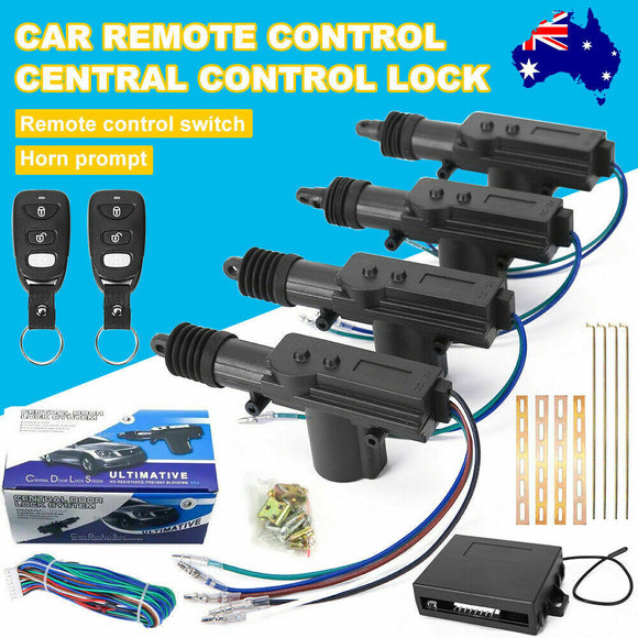 Remote Car Control Central Lock System Auto Locking Security Keyless Entry Kit