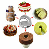 4/5/6/8 Inch Cake Mould Round DIY Cakes Pastry Mould Baking Tin Pan Reusable