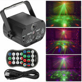60 Pattern Laser Projector Stage Light LED RGB Party KTV Club DJ Disco Lights