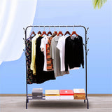 Garment Clothes Hanger Rack Organiser Hat Bag Hook Stand Shoe Shelf Storage