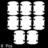 8PC Car Door Handle Paint Scratch Protector Film Stickers Transparent Clear